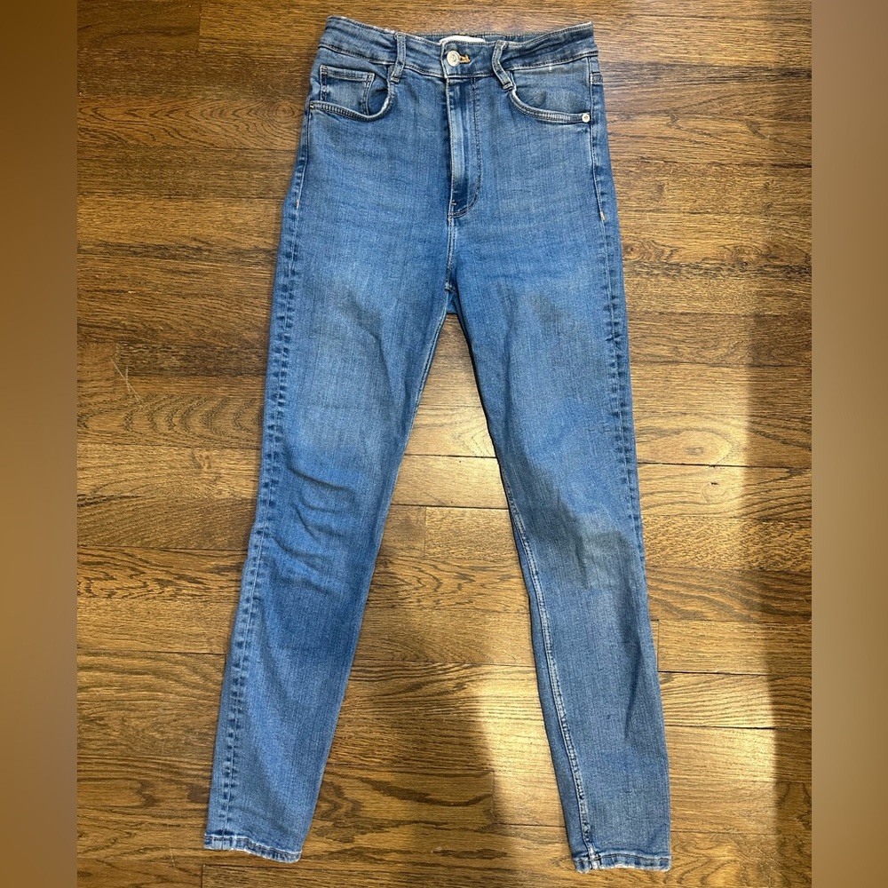 Zara Skinny Jeans in Denim Blue